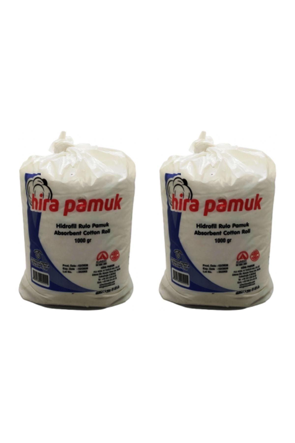 Hira Hidrofil Pamuk Cotton 1000 gr 1 Kilo 2 Adet