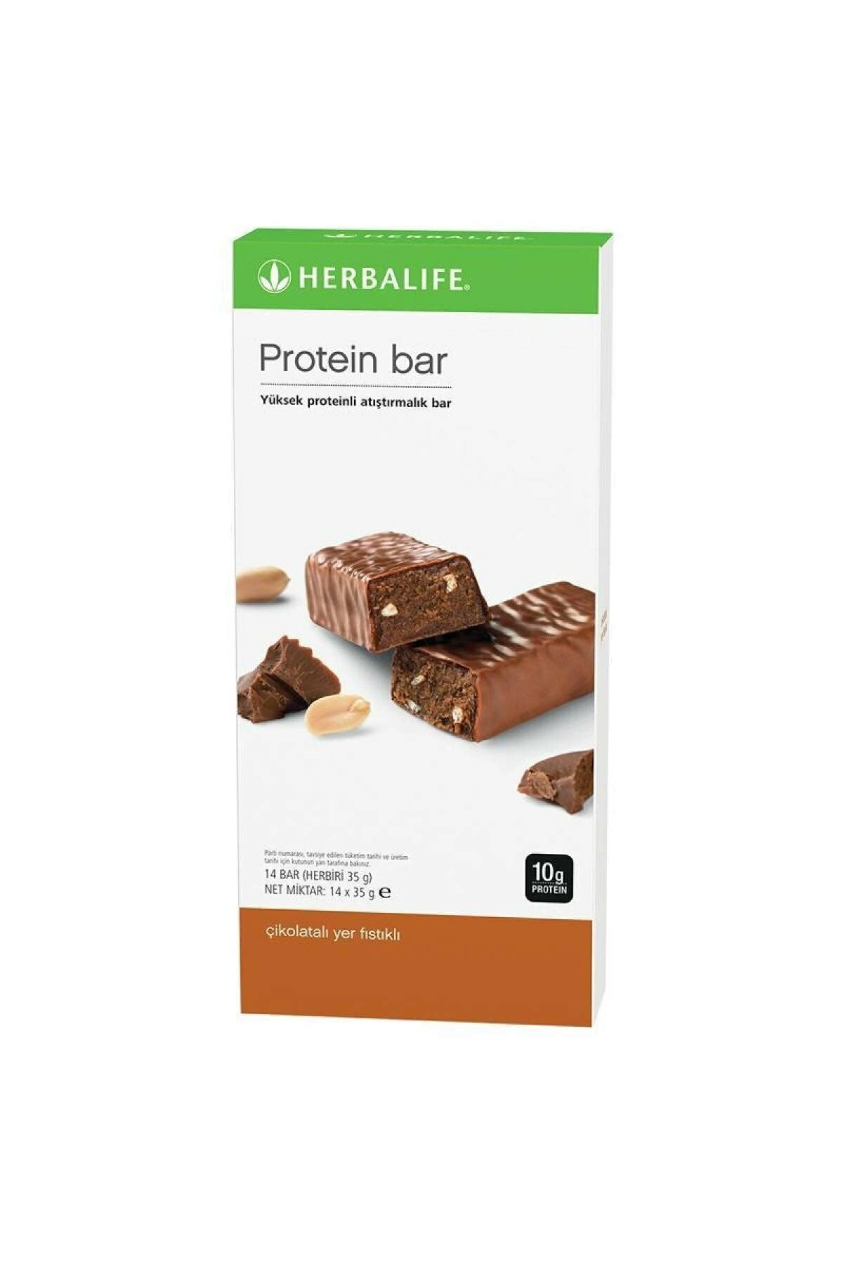 Herbalife Protein Bar Protein Bar Çikolatalı Yer Fıstıklı 14 Adet, Her Biri 35g