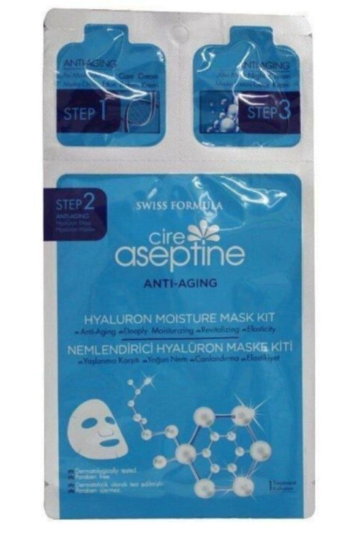 Cire Aseptine Anti-aging Maske Kiti Peeling Etkili Hyalüron