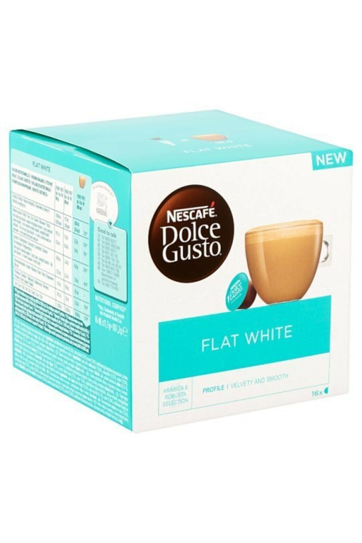 Nescafe Dolce Gusto Flat White 16 Kapsül