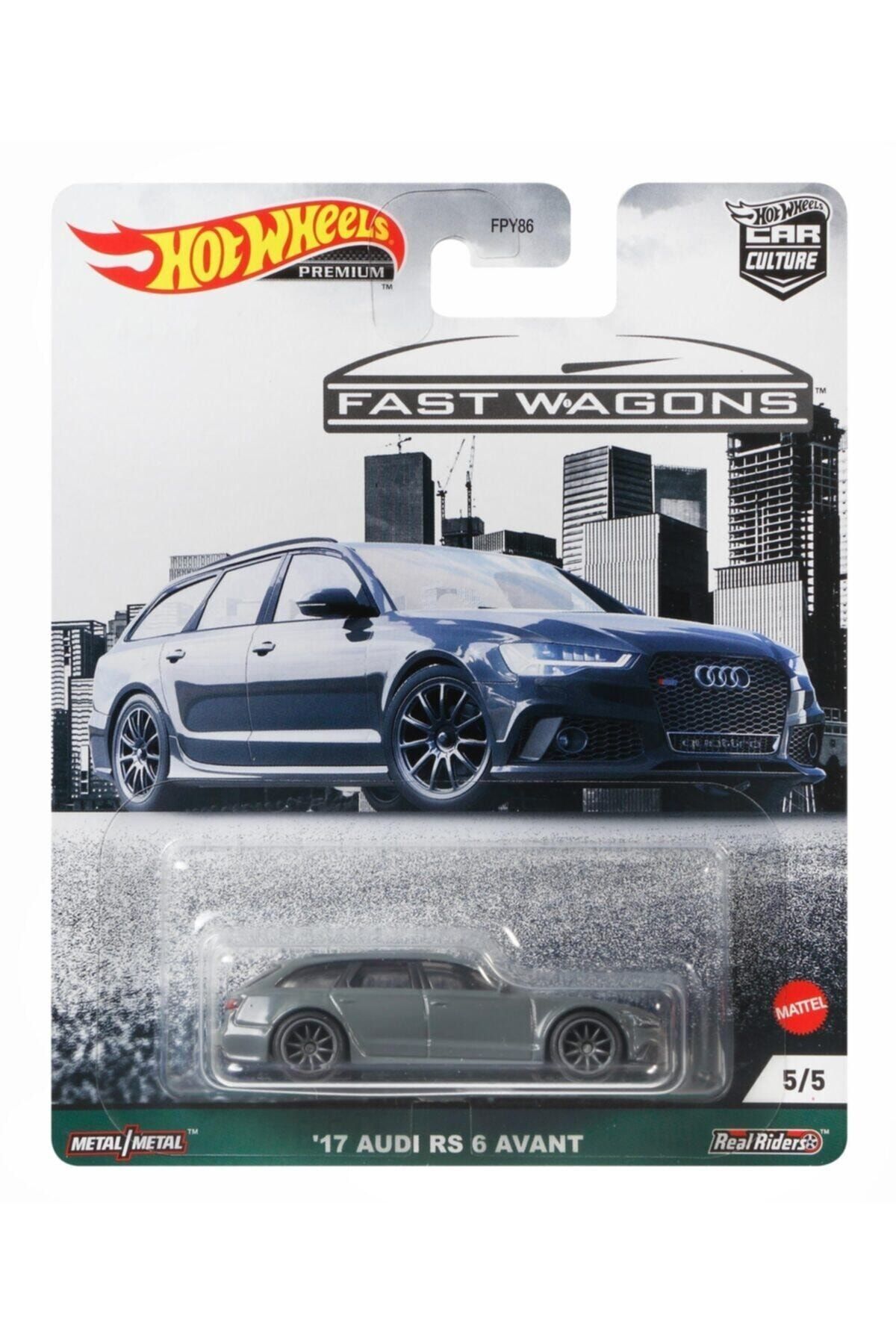 HOT WHEELS Premium - Audi Rs6 - 1:64 Ölçek - Fast Wagons