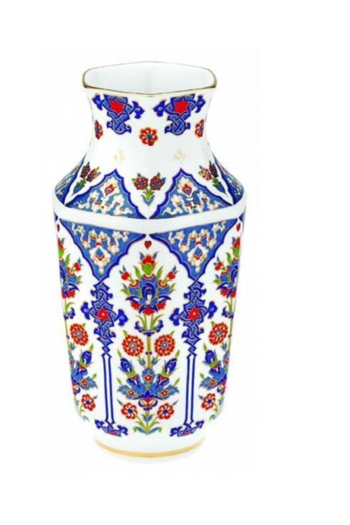 Kütahya Porselen 25 Cm El Yapımı Vazo Dekor No:01422