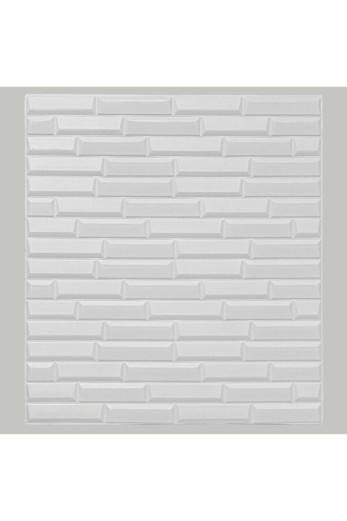 RENKLİ EVİM Beyaz Opak Kendinden Yapışkanlı Duvar Paneli 3d Duvar RENKLİ EVİM Beyaz Opak Kendinden Yapışkanlı Duvar Paneli 3d Duvar