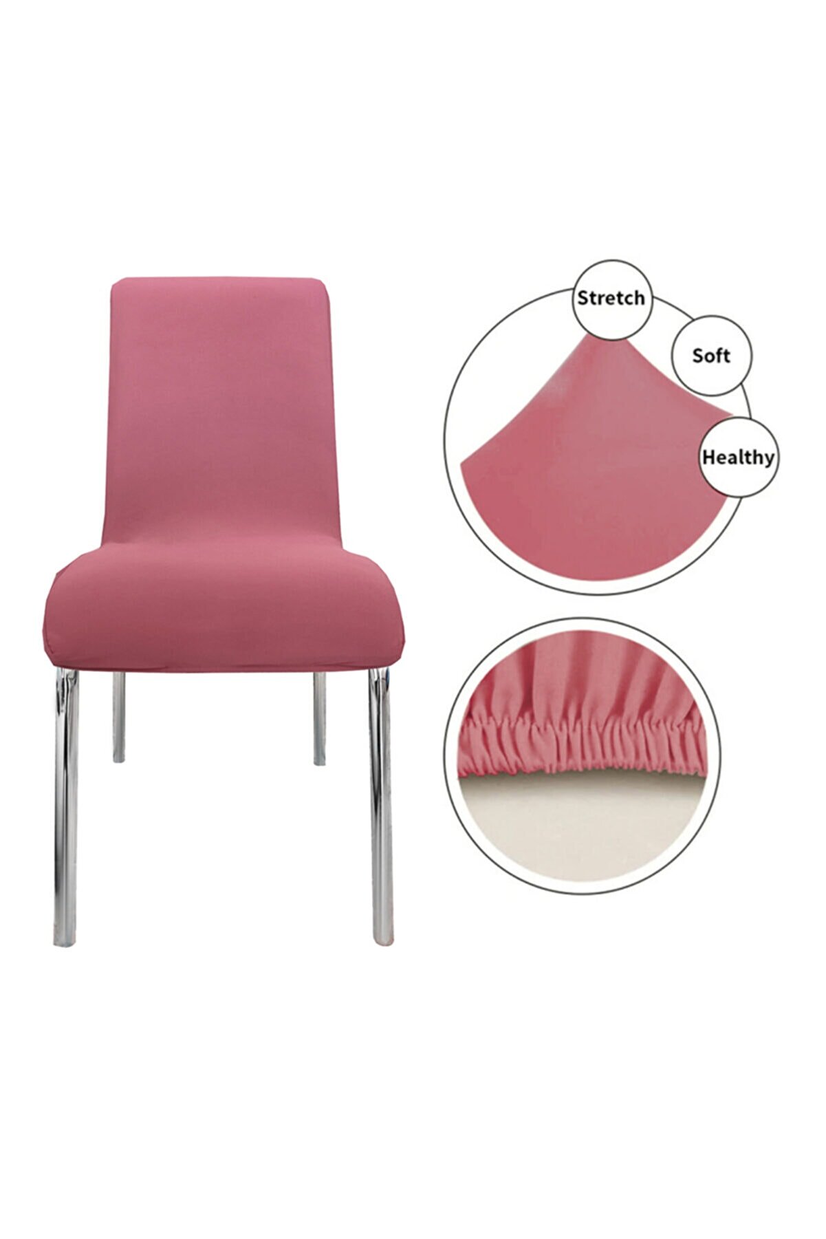 Nur Home Lastikli Sandalye Kılıfı Mutfak Tipi