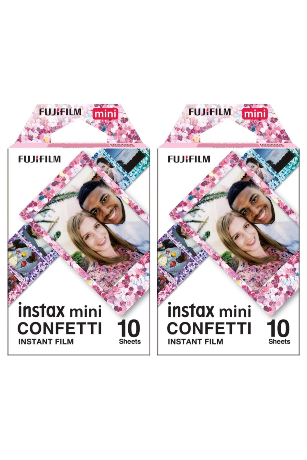 Fujifilm Instax Mini Confetti 10x2 Film Seti