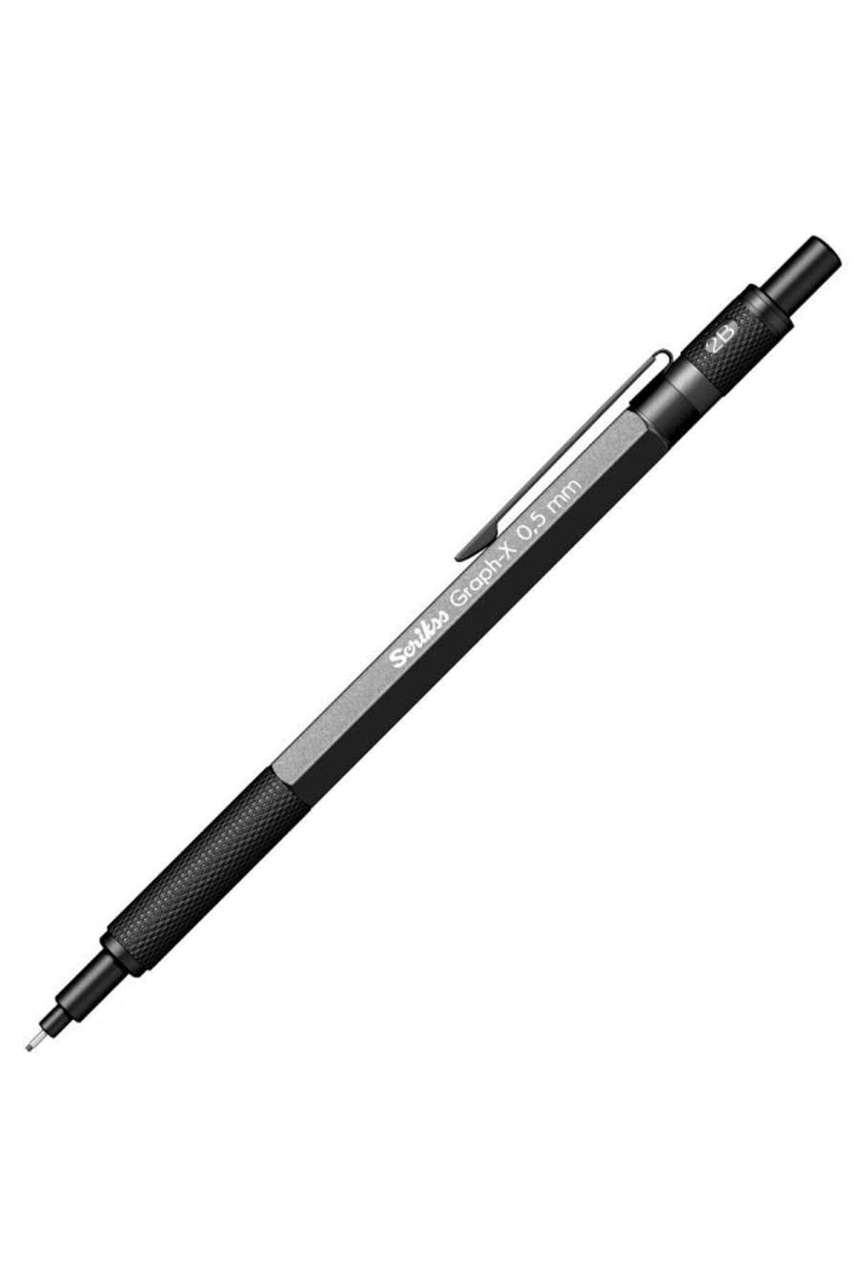 Graph-X Versatil 0.5 Mm Antrasit Şeffaf Amb.