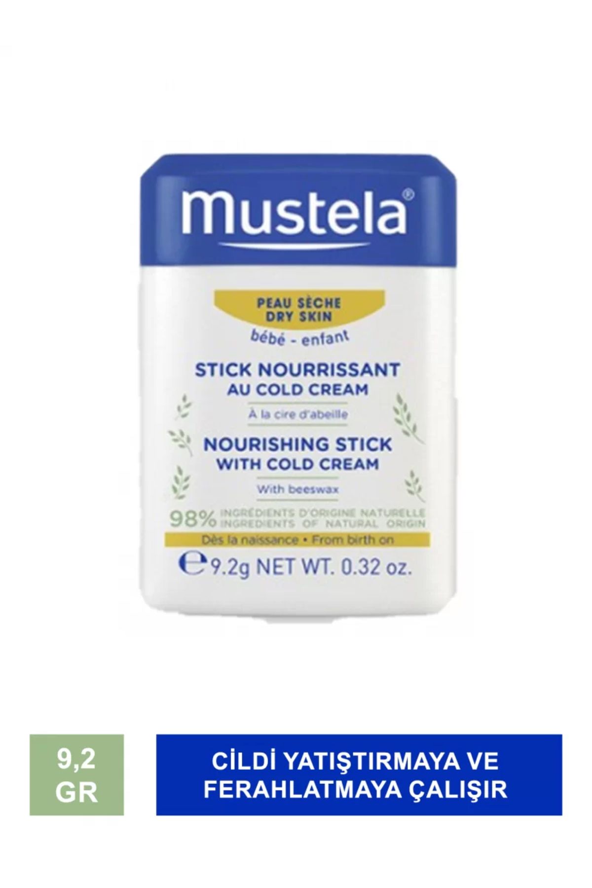Mustela Nourishing Stick With Cold Cream Besleyici Stick 9,2 gr