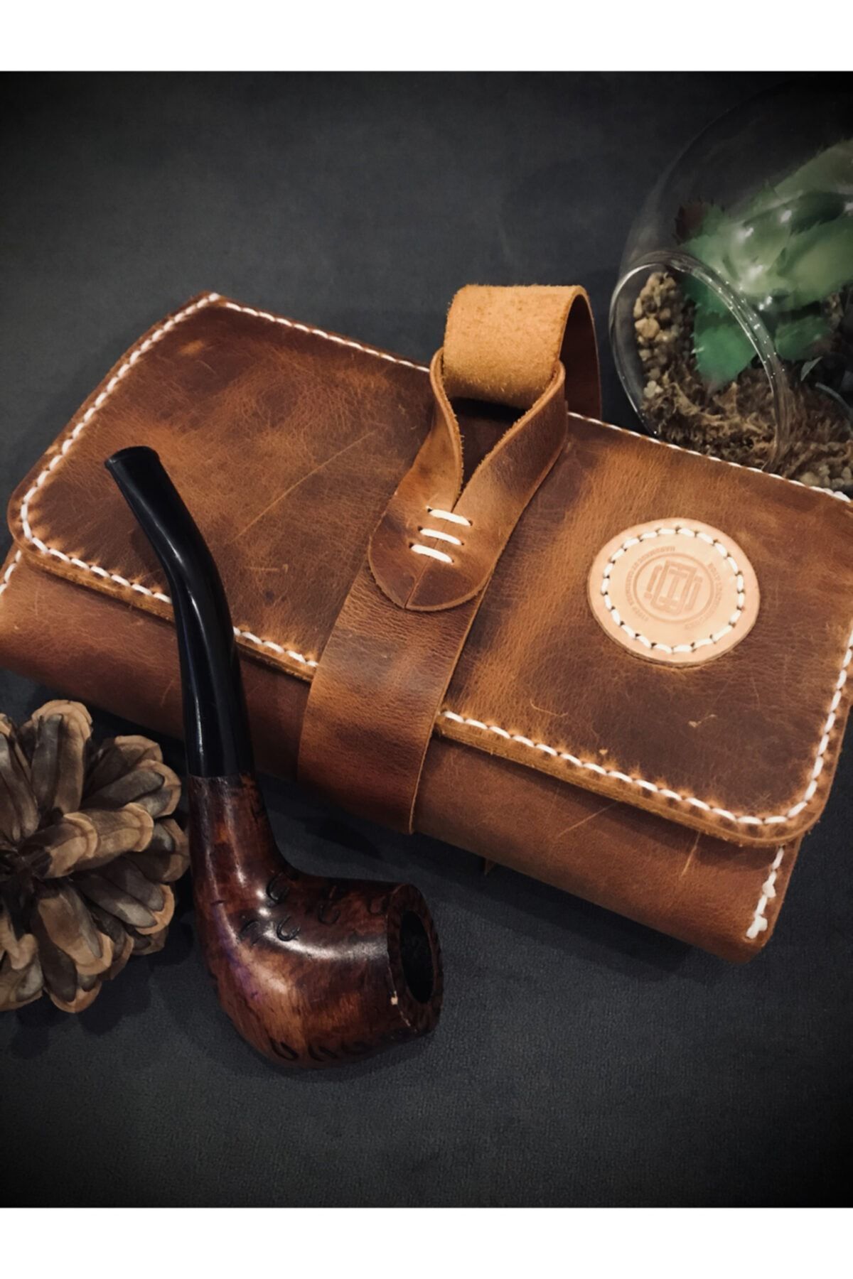 Bolt Leather Deri Pipo Çantası