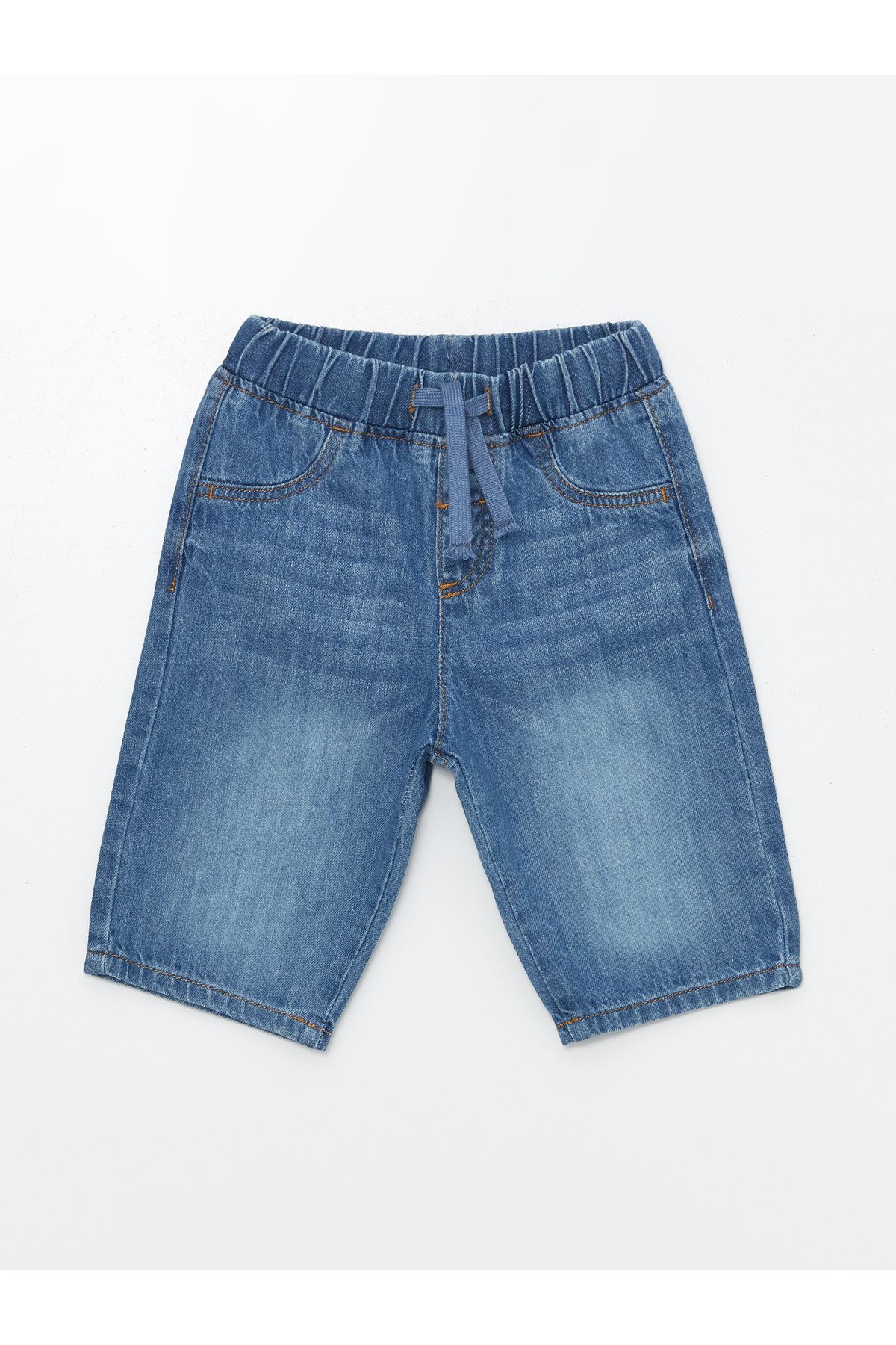 LC Waikiki LCW Beli Lastikli Basic Erkek Bebek Jean Şort