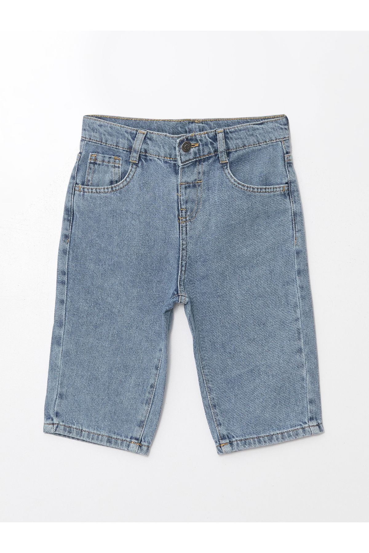 LC Waikiki Beli Lastikli Basic Erkek Bebek Jean Şort