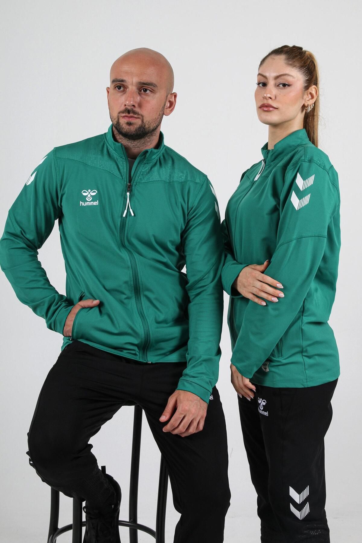 hummel Oregon Kamp Eşofman Üstü Yeşil