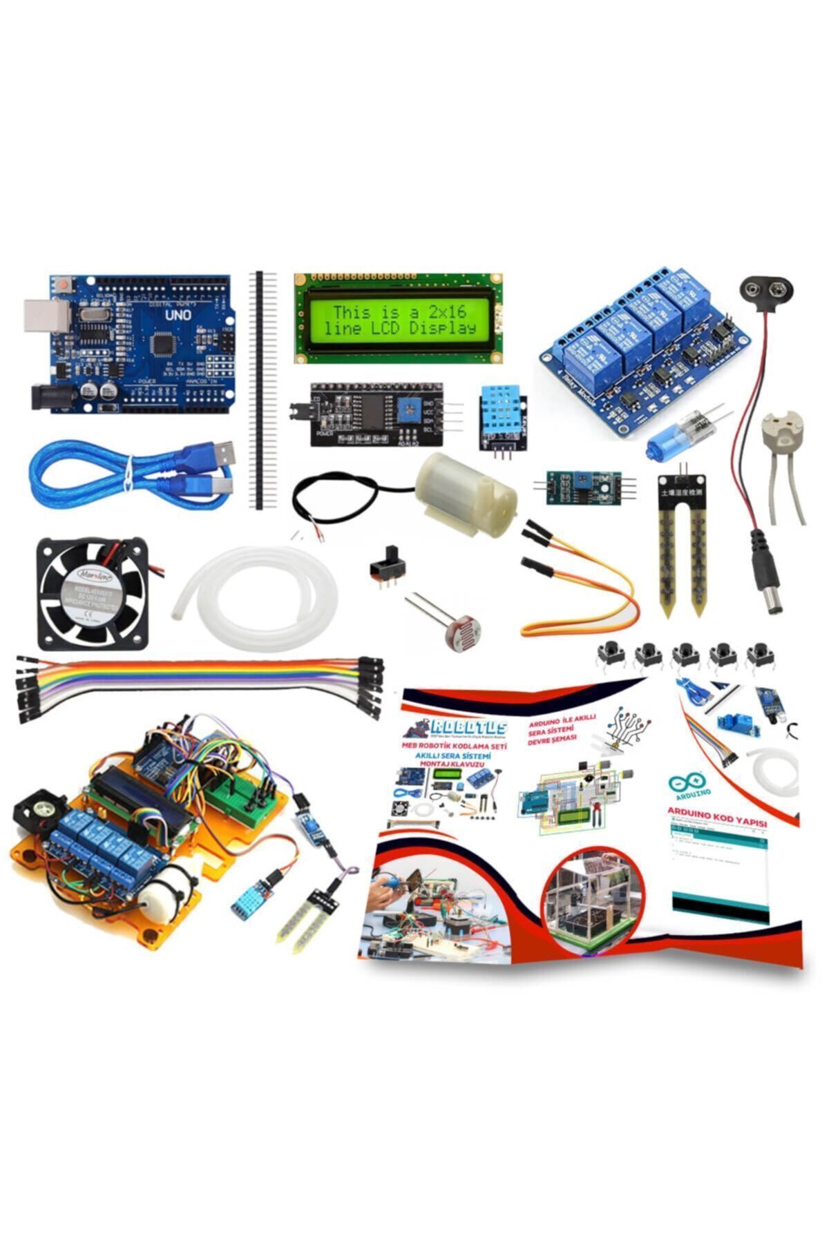 Robotus Arduino Akıllı Sera Proje Seti