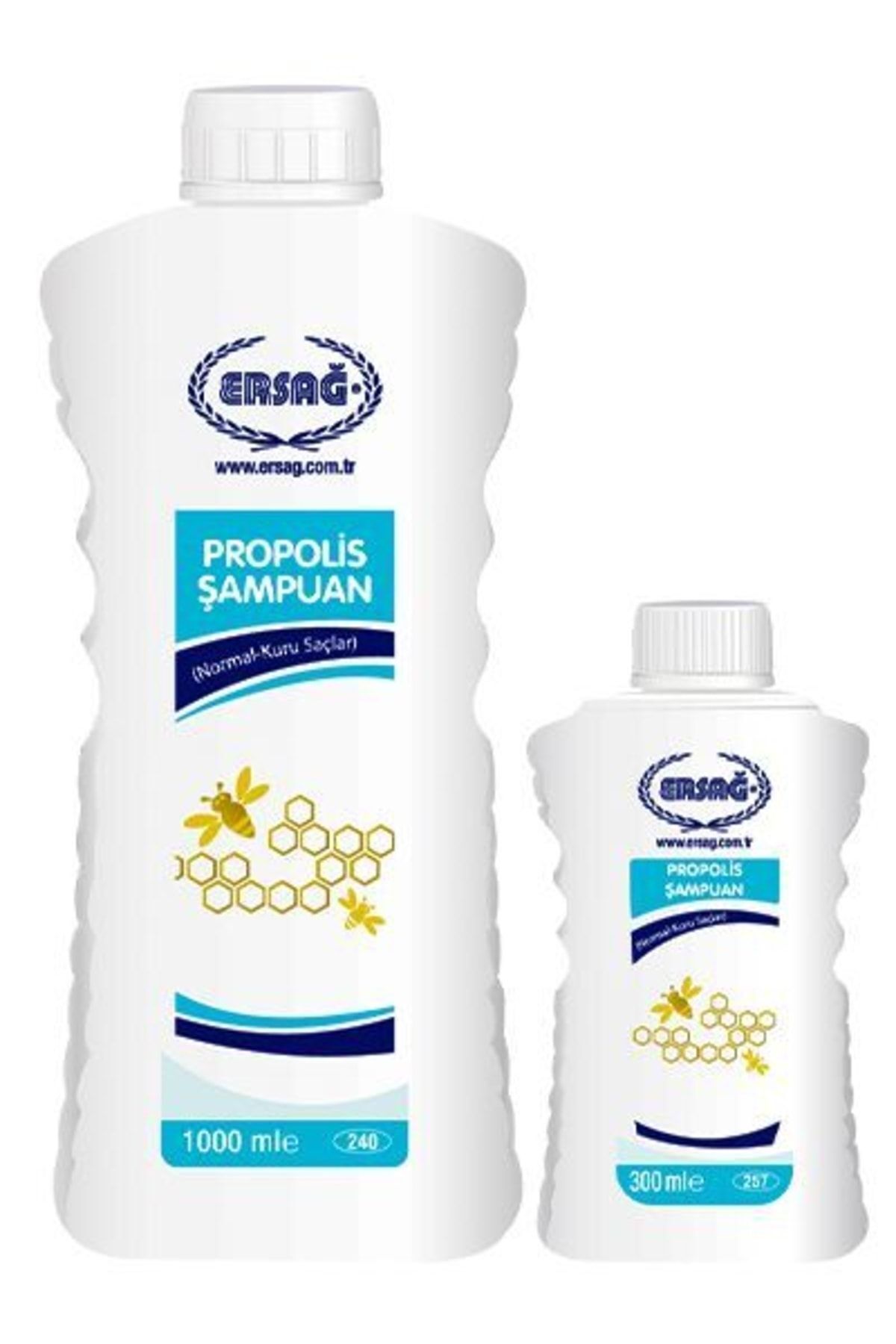 Ersağ Aparatlı Propolisli (normal-kuru) Şampuan 1lt