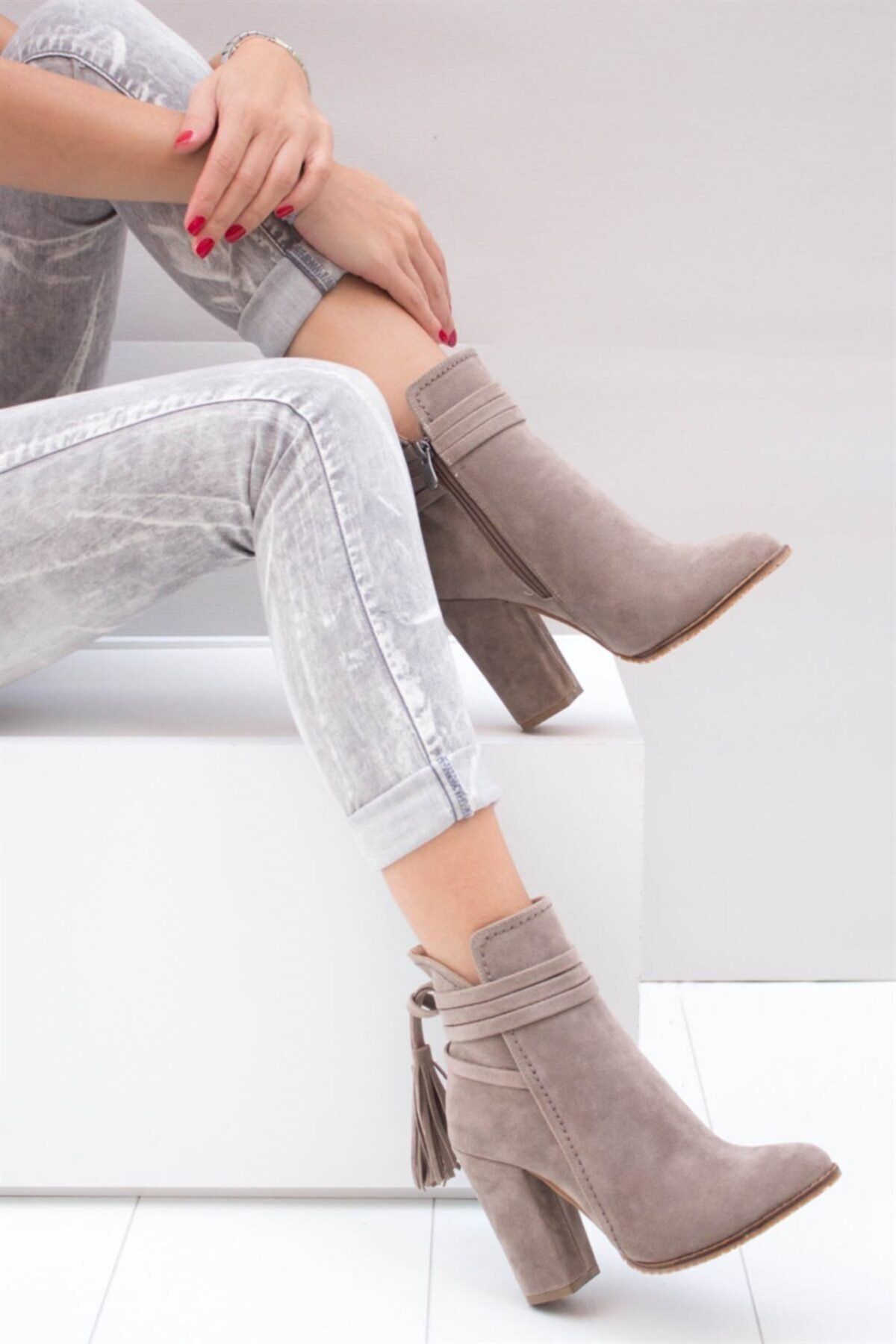 Fox Shoes Vizon Kadın Bot A922803902