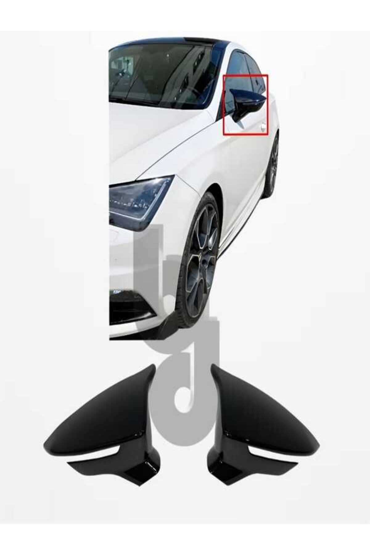 Genel Markalar Seat Leon (2013-2021) Yarasa Ayna Kapağı (Piano Black)