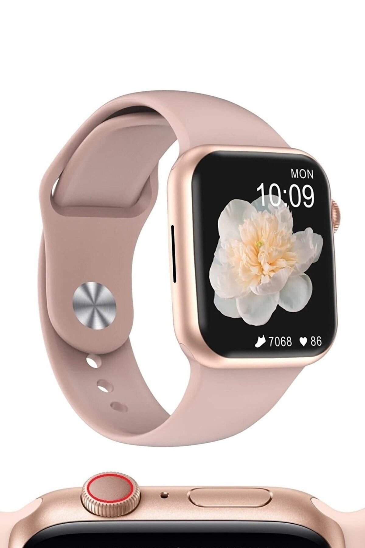 PREPARE Watch 7 Serisi Uyumlu Sesli Arama Bildirim Asistan Özellikli Akıllı Saat Android & Iphone Uyumlu