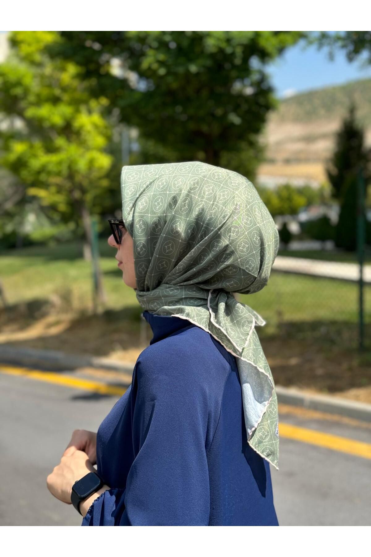 MONOOR Pamuklu Soft Eşarp Cardi?n Desen