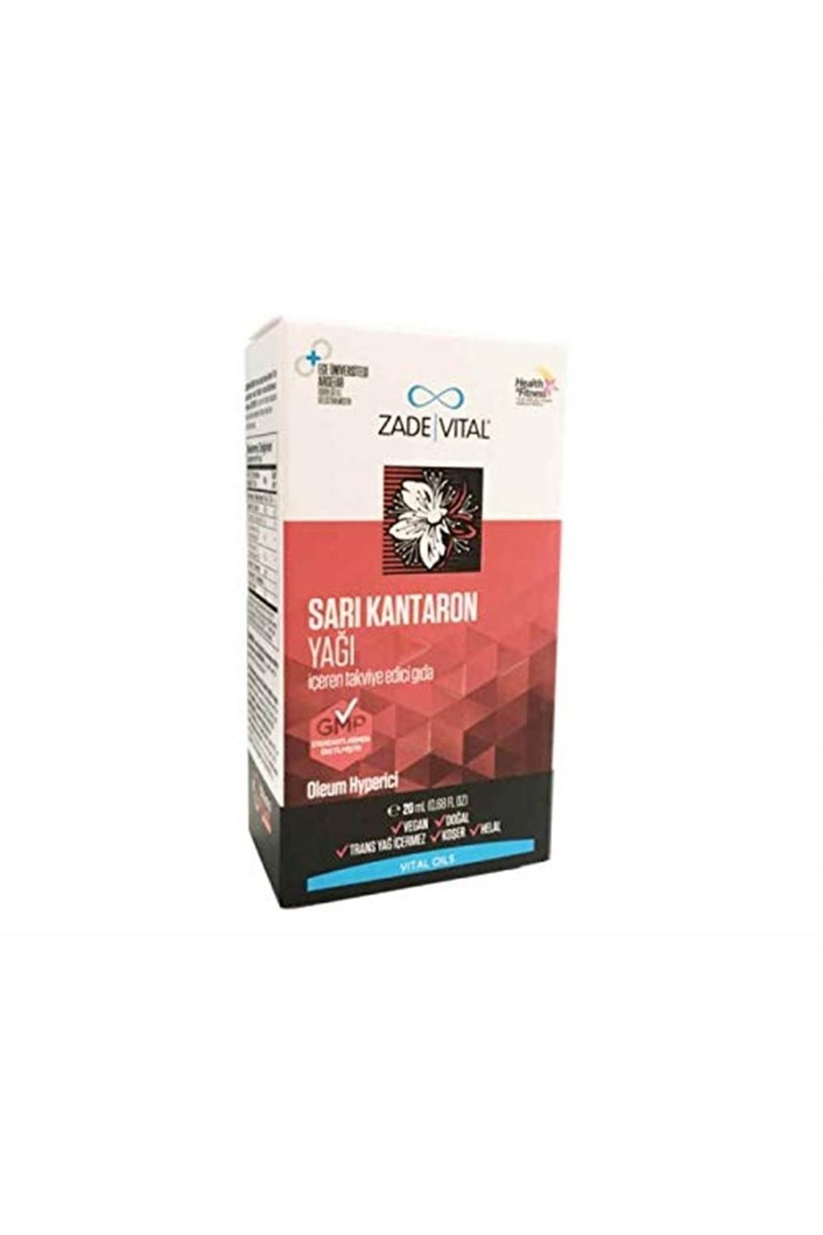Zade Vital Sari Kantaron 20 ml 1 Paket 1 X 1 Adet