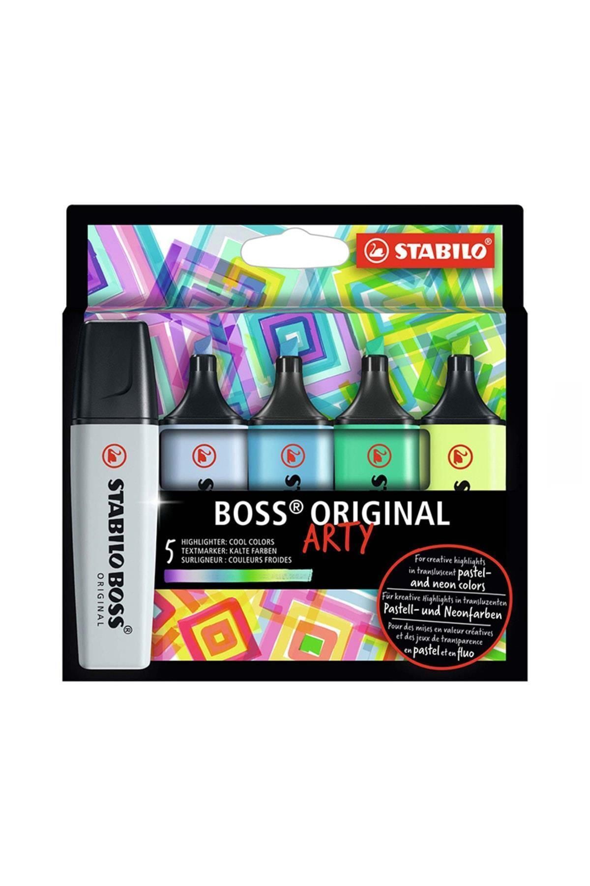 Stabilo Boss Original Arty Soğuk Renkler Işaretleme Kalem Seti 5'li
