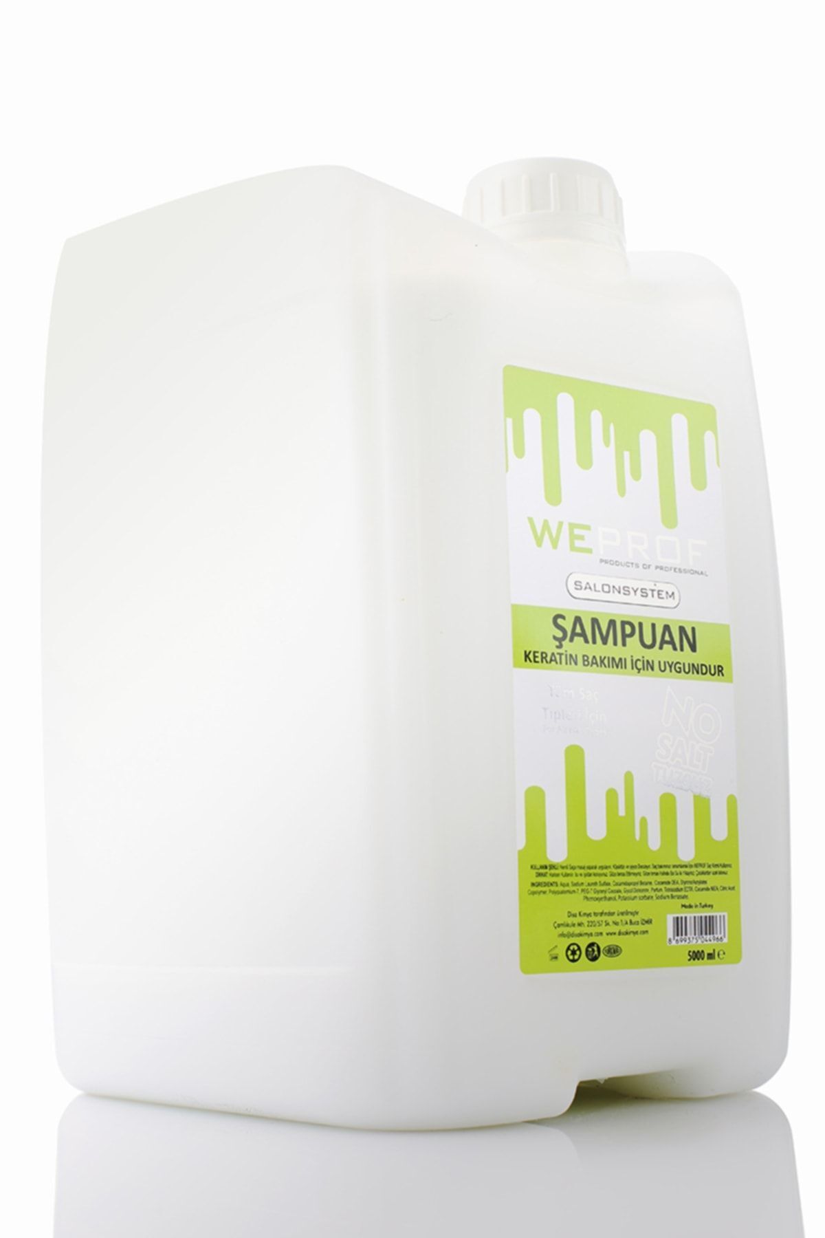 WEPROF Tuzsuz Şampuan 5000ml