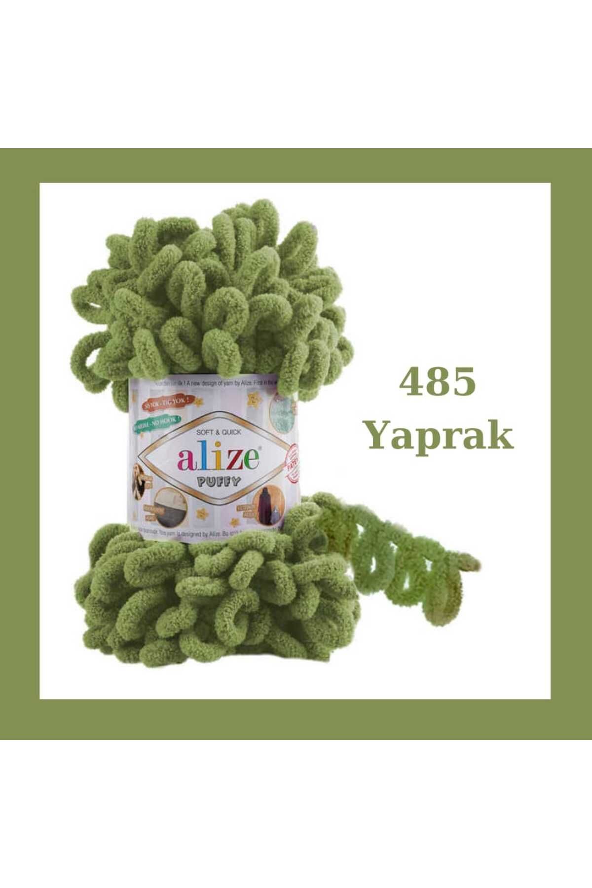 Alize Puffy El Örgü İpliği (Tekli) - 100 Gr. 9 Mt. Parmak İpi, Panduf Battaniye İpi, Atkı Hırka İpi