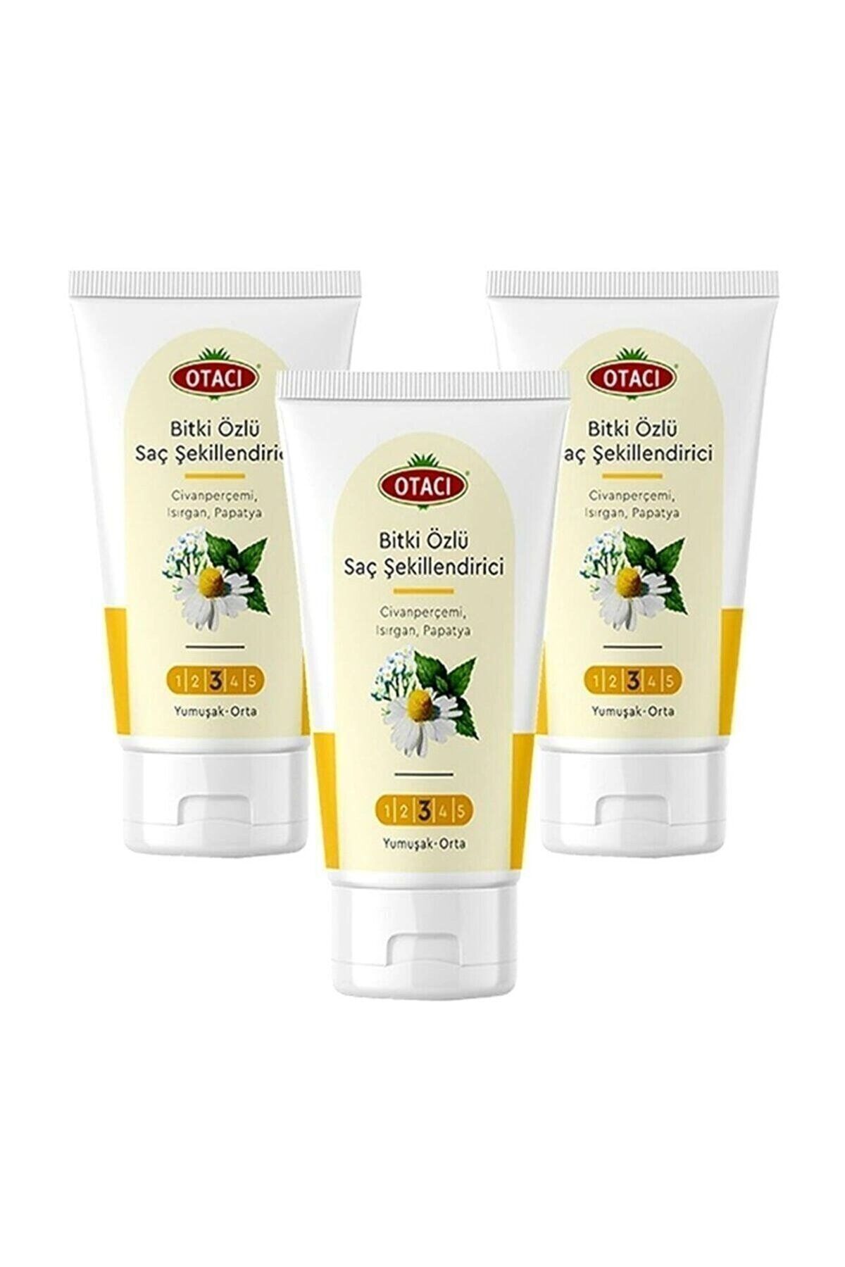 Otacı Bitkisel Saç Şekillendirici 150 ml Yumuşak - Orta X 3 Adet