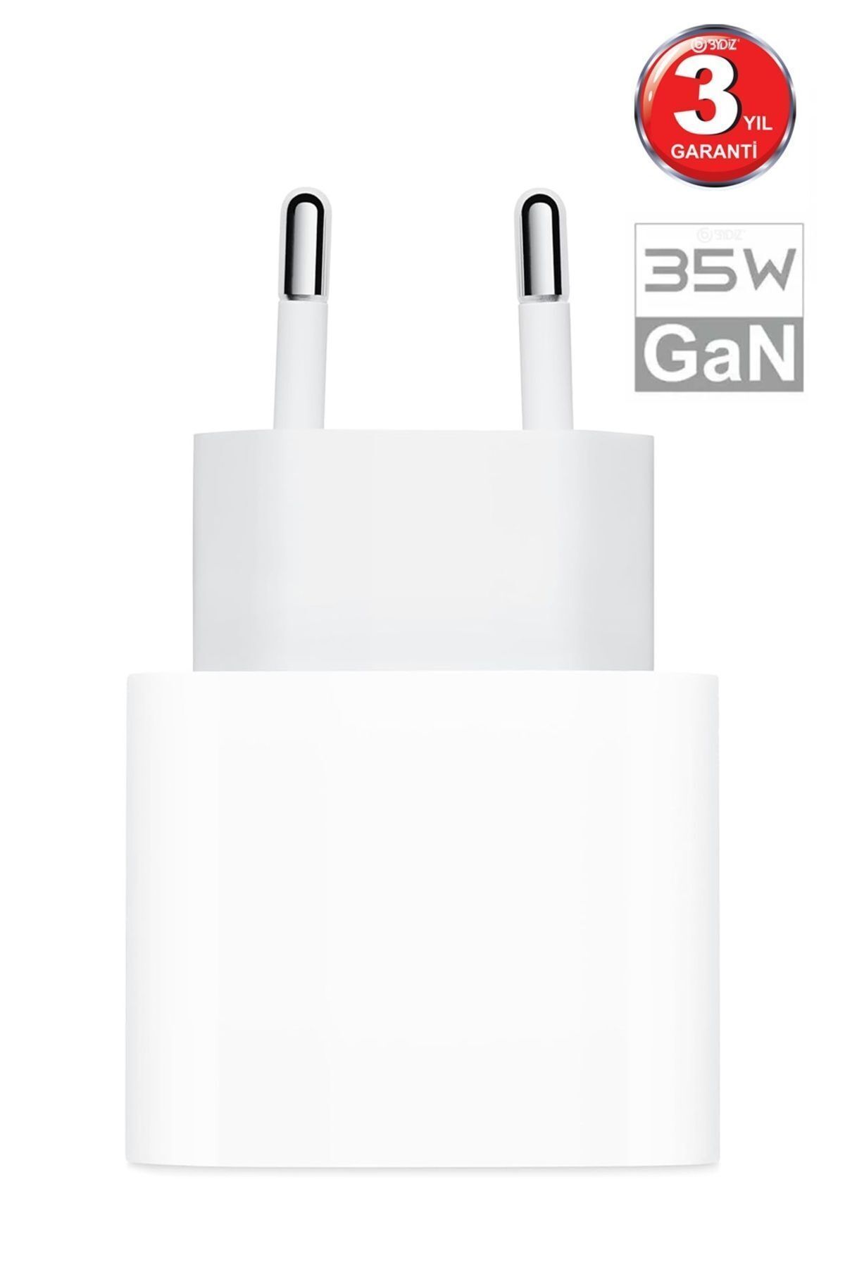 bydiz İphone 35w Usb-c Güç Adaptörü 16/15/14/13/12/11 P-max Gan Tech Şarj Type-c Hızlı Şarj (ISI AZALTIR)
