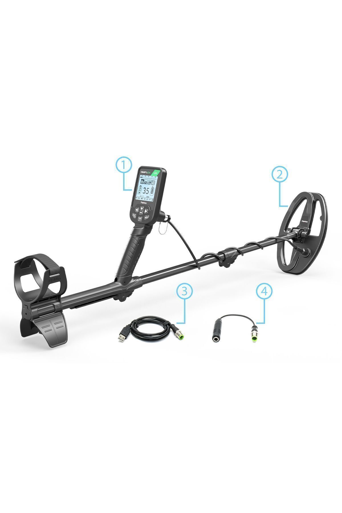 Genel Markalar Nokta Simplex Lite Metal Dedektörü Su Geçirmez Altın Arama