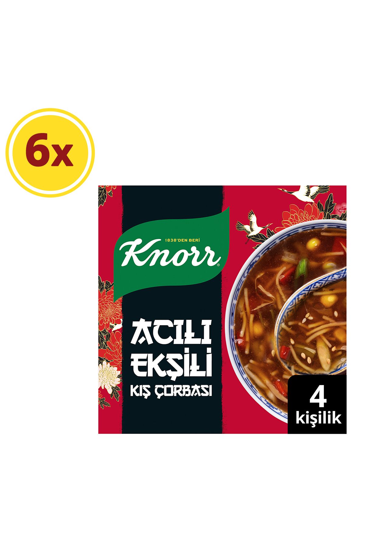 Knorr Acılı Ekşili Kış Çorbası 74g X 6 Adet