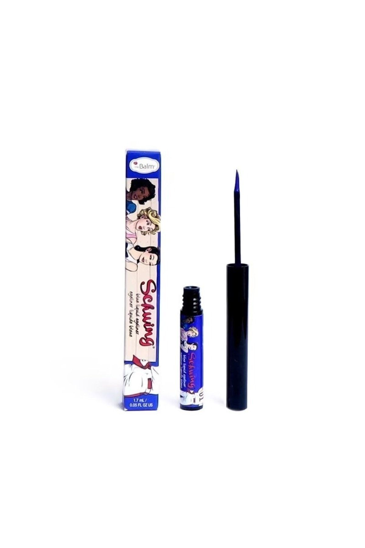 the balm Schwing Eyeliner Sapphire Blue