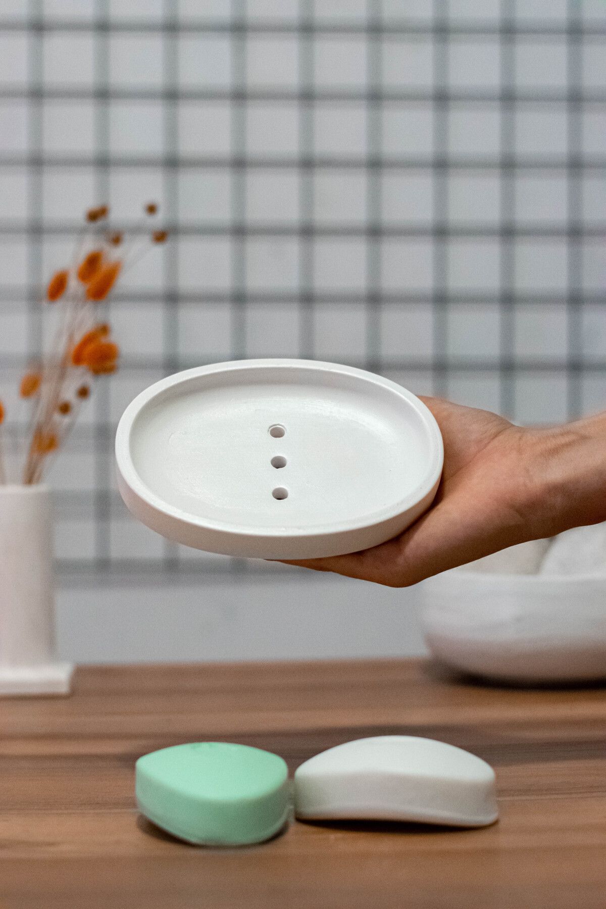 PAYATASARIM Banyo Oval Katı Sabunluk