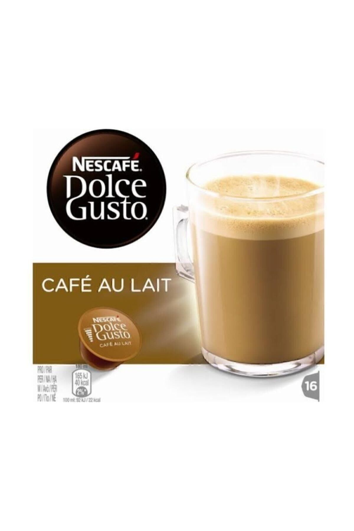 Nescafe Dolce Coffee Cafe Au Lait 16 Kapsül