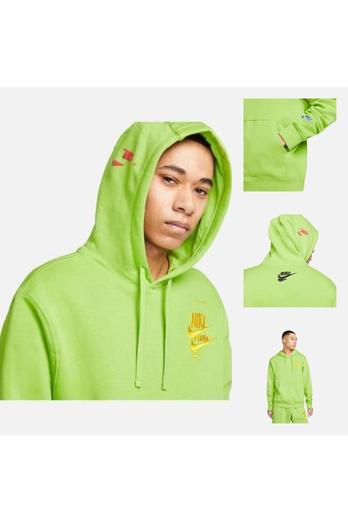 Nike Sportswear Sport Essentials+ Fleece Pullover Hoodie Erkek Sweatshirt