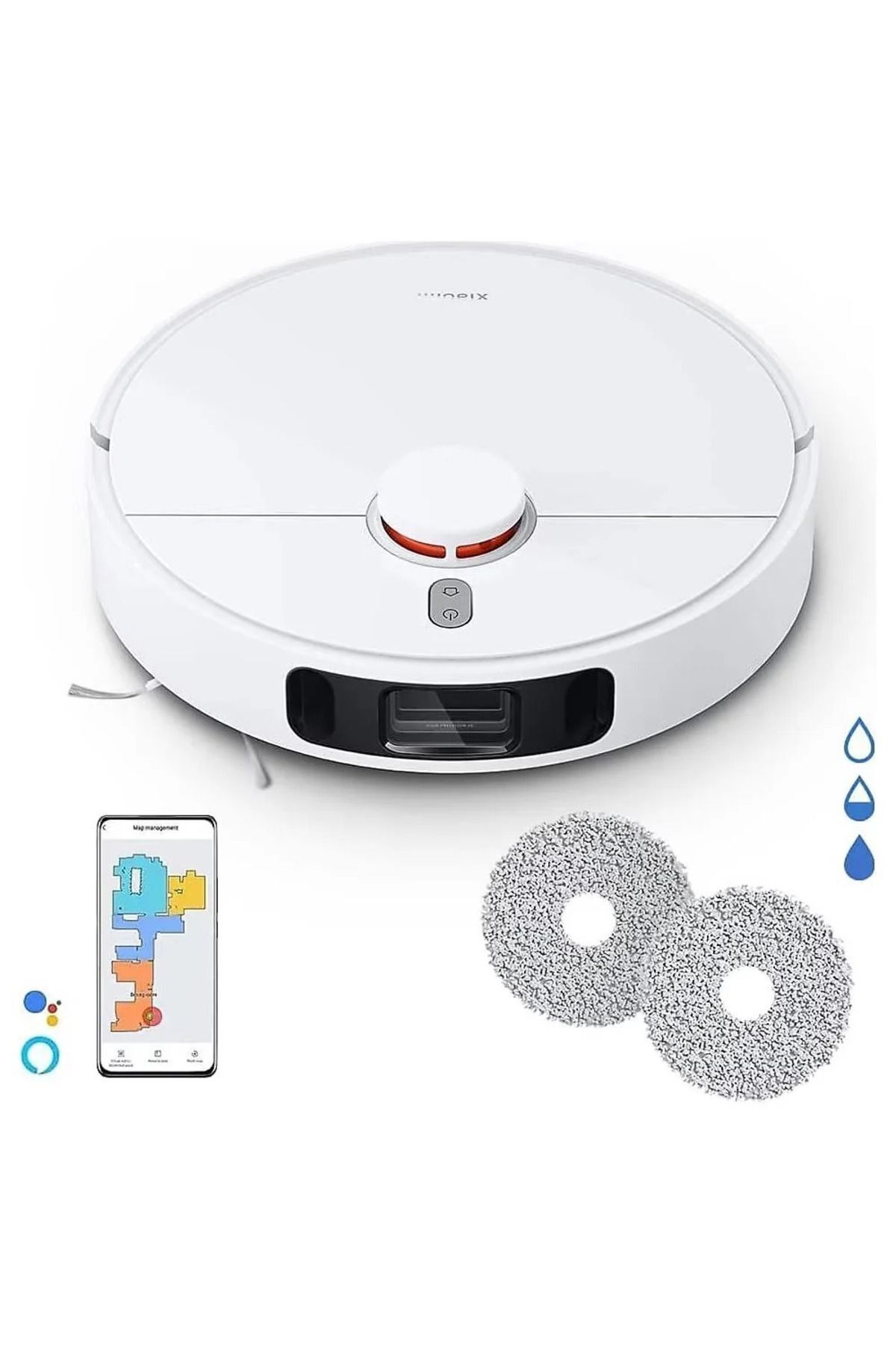 S10135 Premium Robot Vacuum Halı Tanıma Fonksiyonlu Robot Süpürge Lambader Hediyeli