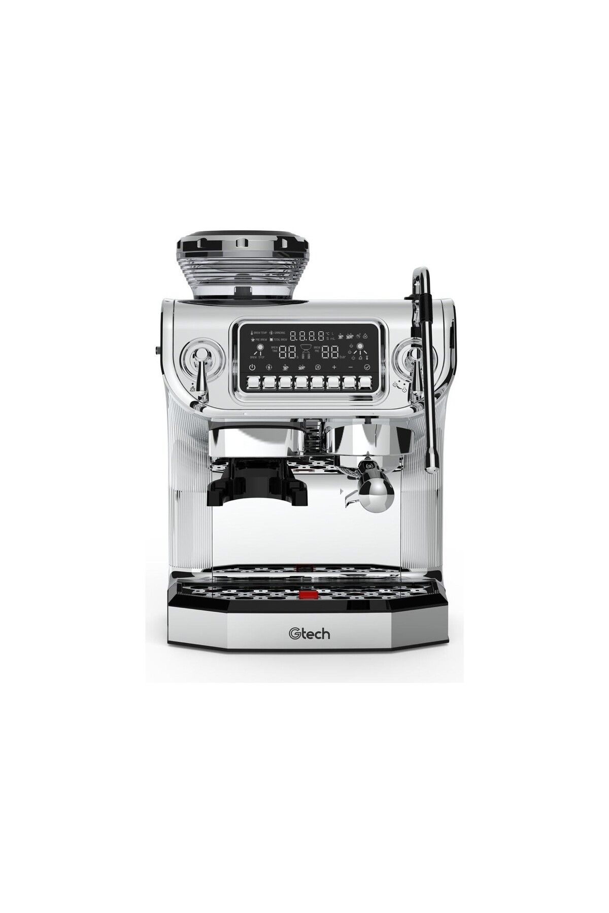 Gtech ST-530ED Espresso Kahve Makinesi, 1 Gruplu, Öğütücülü, Dijital