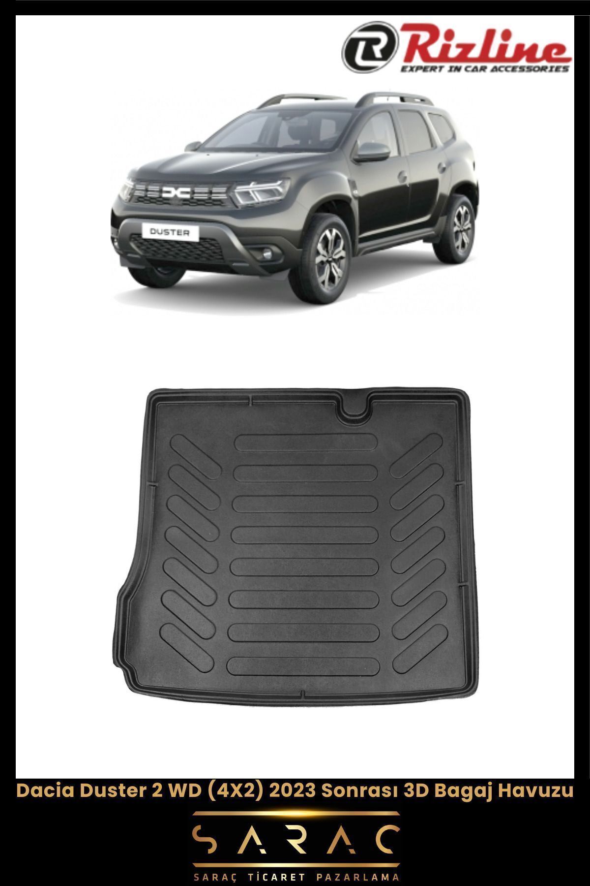 Rizline Dacia Duster 4x2 2024 Model 3d Bagaj Havuzu