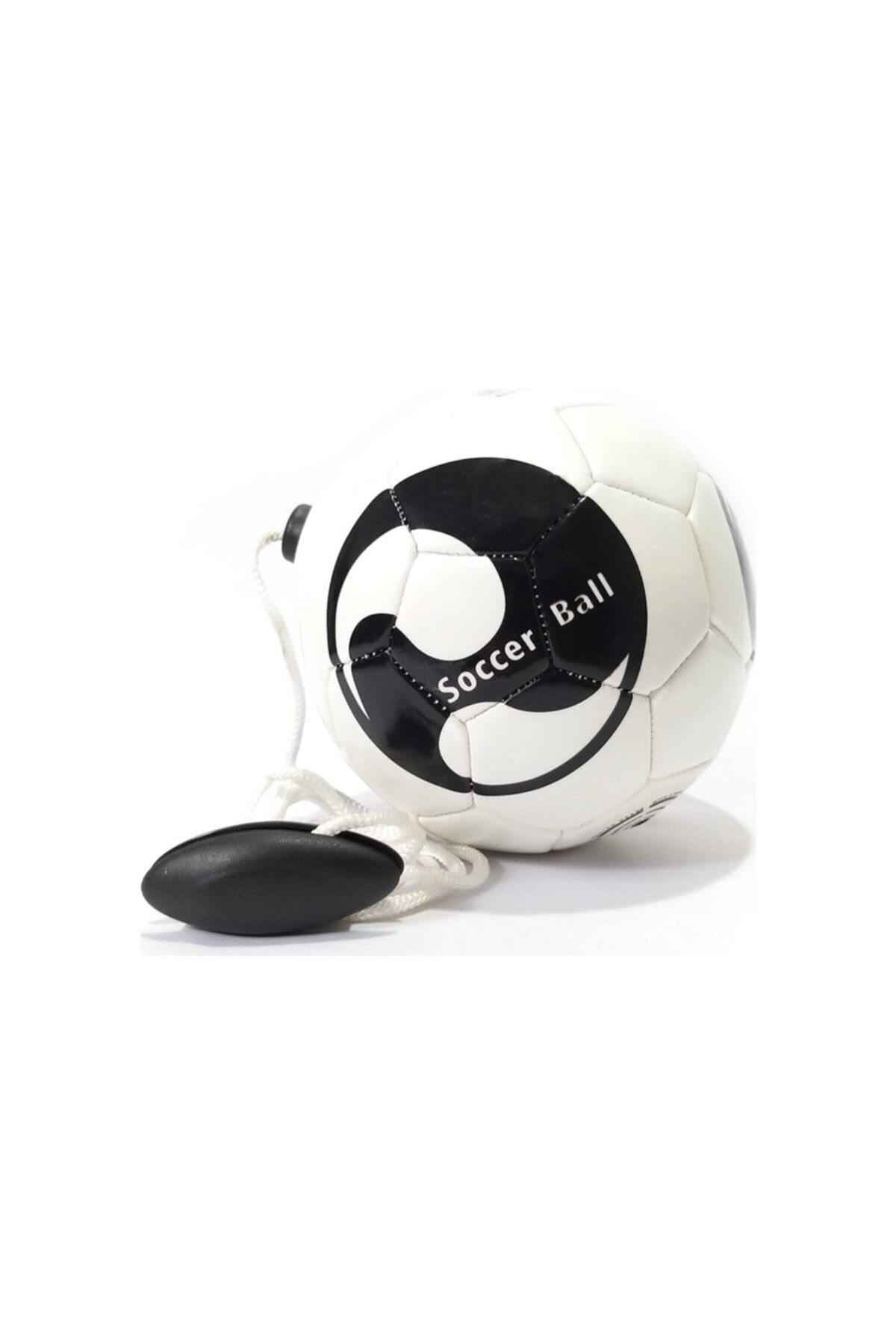 CCA Soccer Ball Antreman Topu Hakiki Deri 2 Numara Ayarlanabilir 1,5 M Ipli