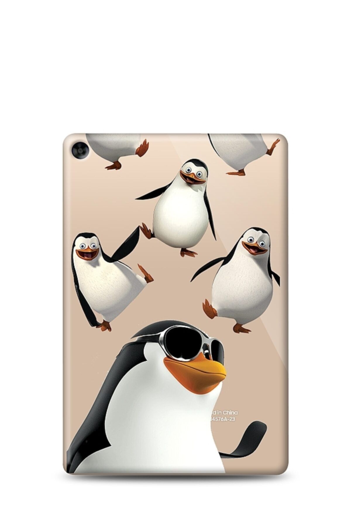 Mobilcadde Huawei Matepad T10  T10s Uyumlu Happy Penguins Resimli Kılıf