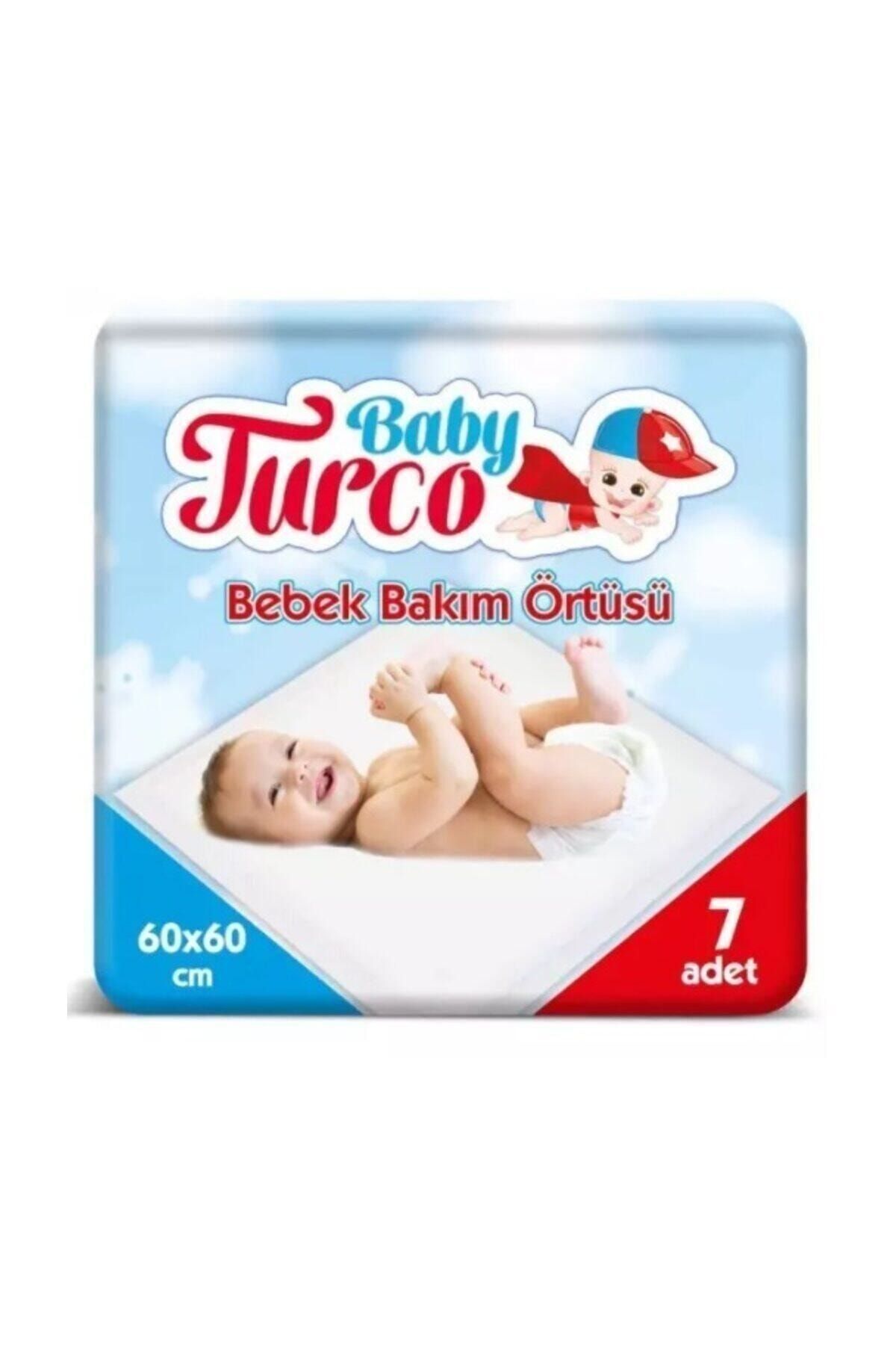 Baby Turco Bebek Bakım Örtüsü 60x60 7'li