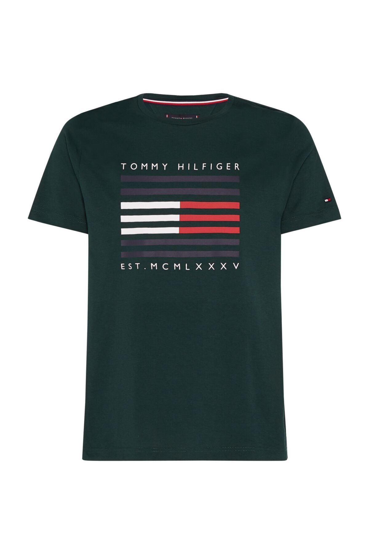 Tommy Hilfiger Th Erkek Corp Flag Lines T-shirt