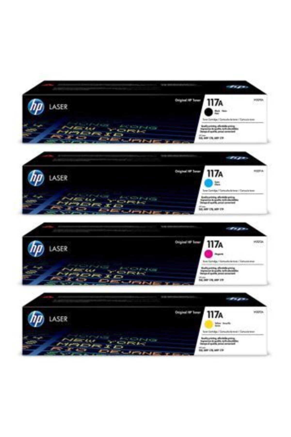 HP 117a-w2070a 4 Renk Set Orjinal Toner