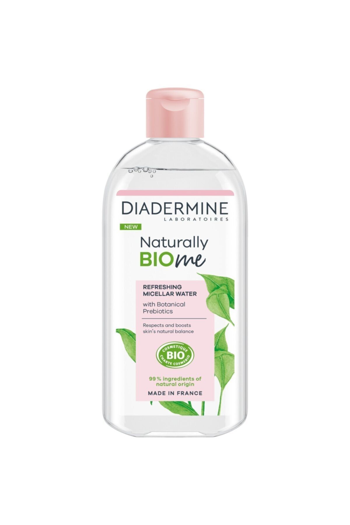 Diadermine Naturally Bio Me Canlandırıcı Micellar Makyaj Temizleme Suyu 400 Ml