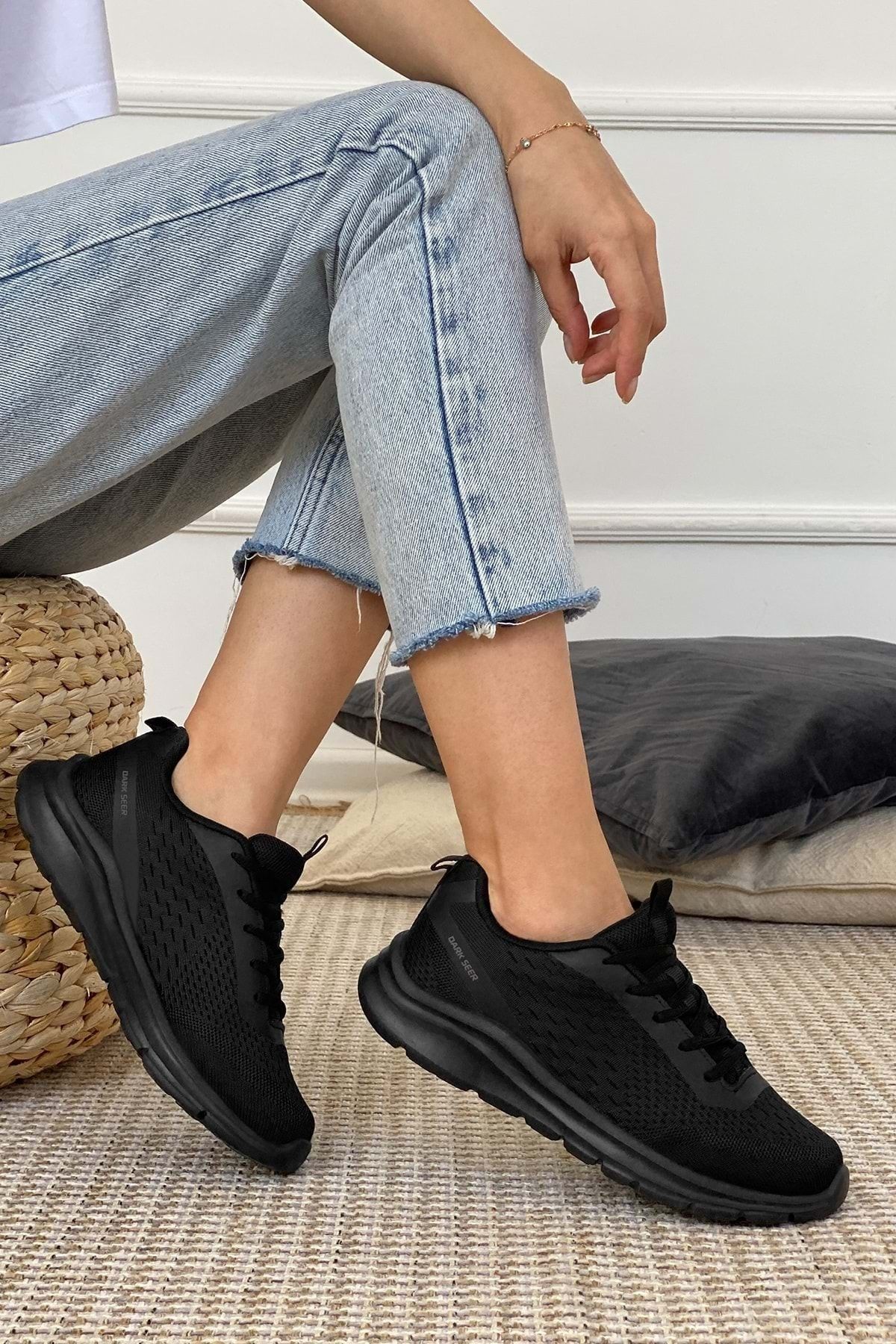 Dark Seer Kadın Siyah Sneaker Ayakkabı