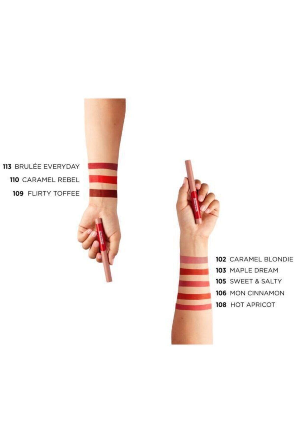 Infaillible Matte Lip Crayon Kalem Mat Ruj - 103 Maple Dream_6