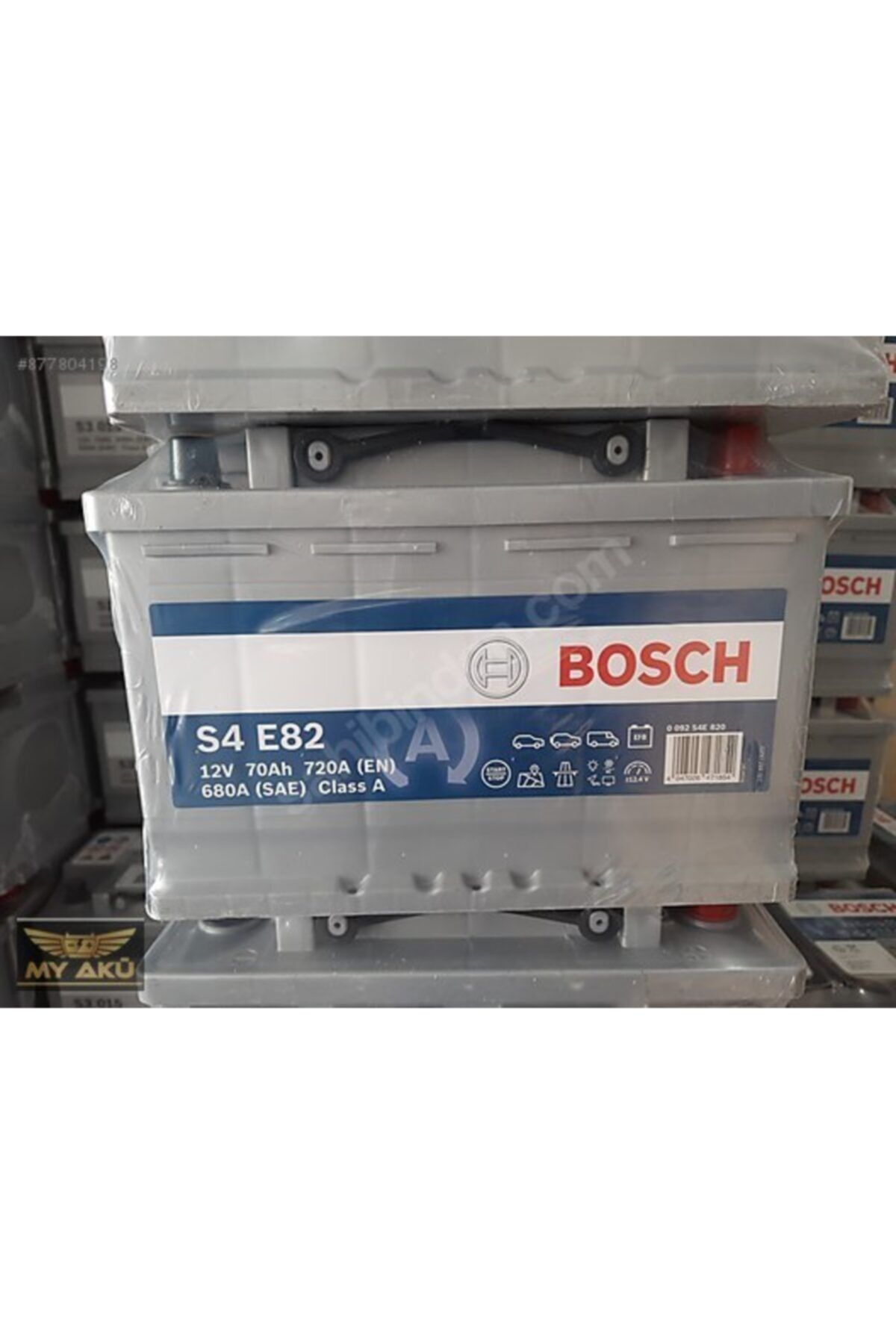 Bosch S4 E82 12 Volt 70 Amper Efb Akü 2 Yıl Garantili