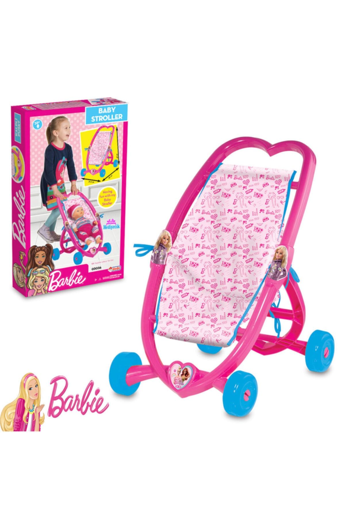 hediyecik Barbie Benim Ilk Puset Arabam
