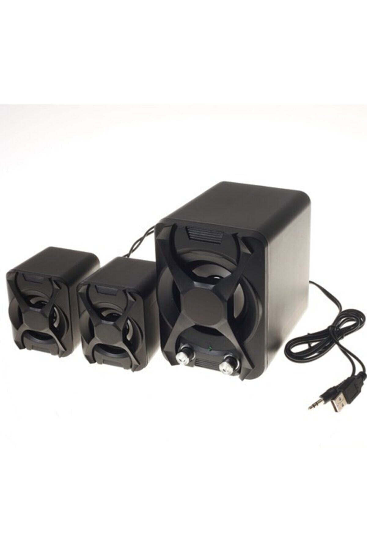 Platoon Pl-4243 Mini 2+1 Usb Multimedia Speaker