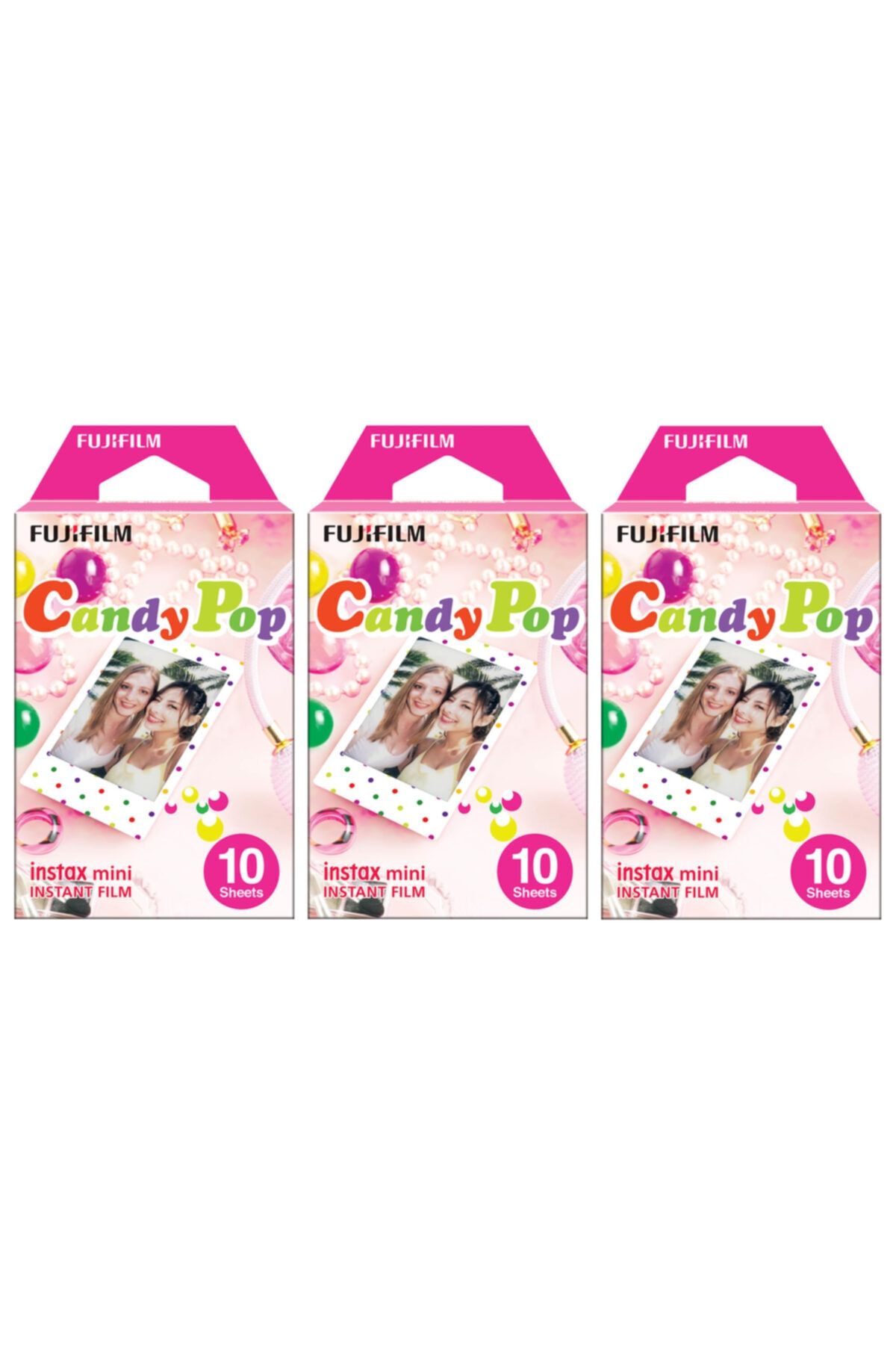 Fujifilm Instax Mini Candy Pop 10x3 Film Seti