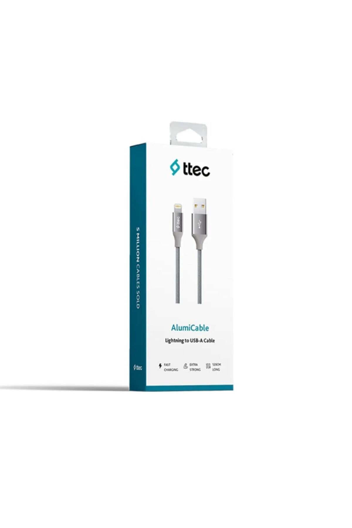 Ttec Alumicable Iphone Lightning Uyumlu Şarj Ve Data Kablosu Uzay Gri