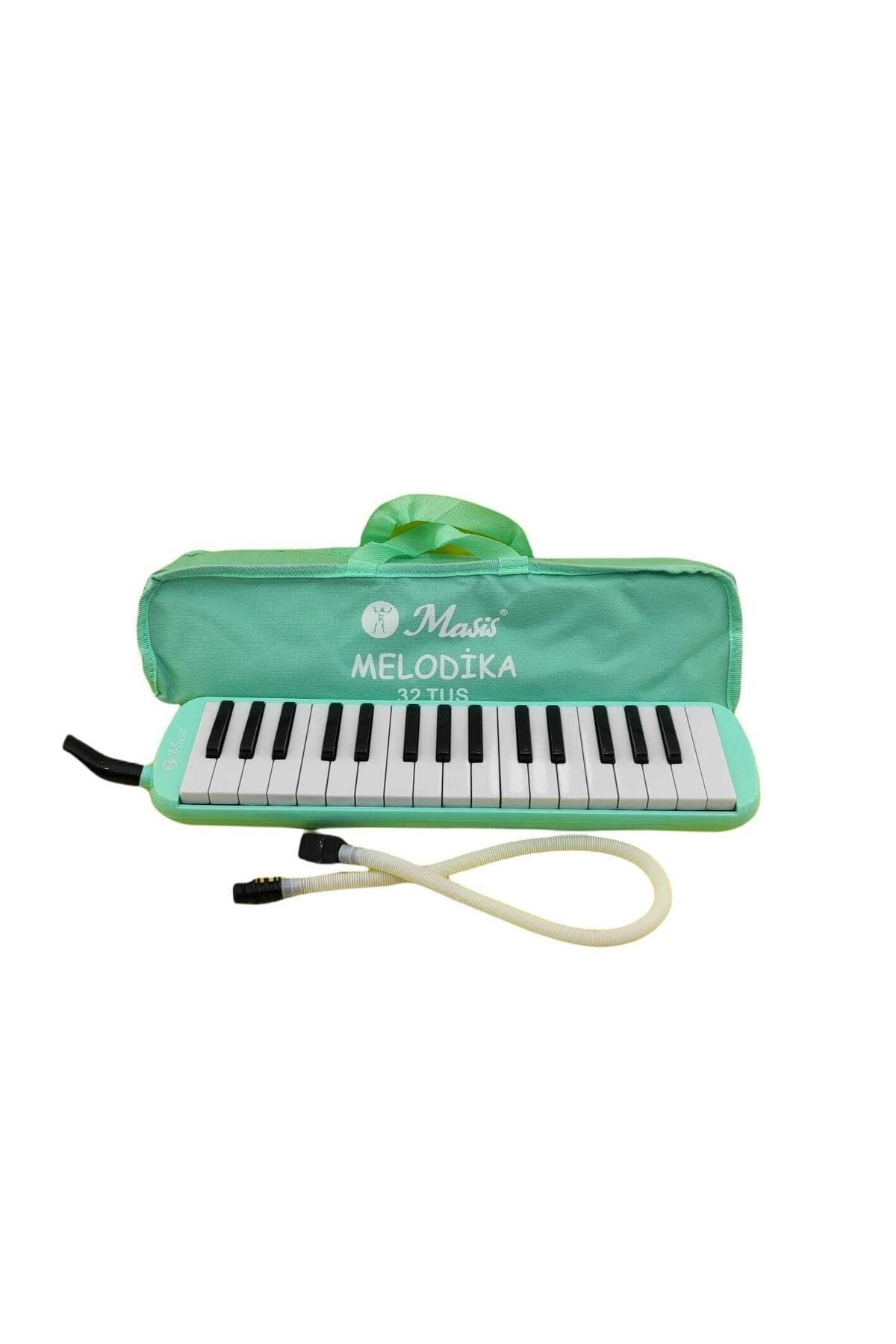 Masis 32k Melodika Pastel Renk Yeşil Sağlıklı Ürün Çantalı